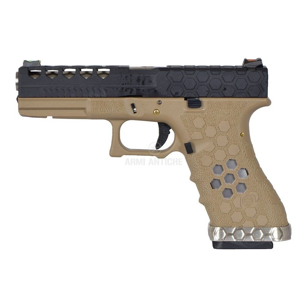 Pistola a Gas HEX-CUT Stile Glock 17 GBB  Armorer Works Custom